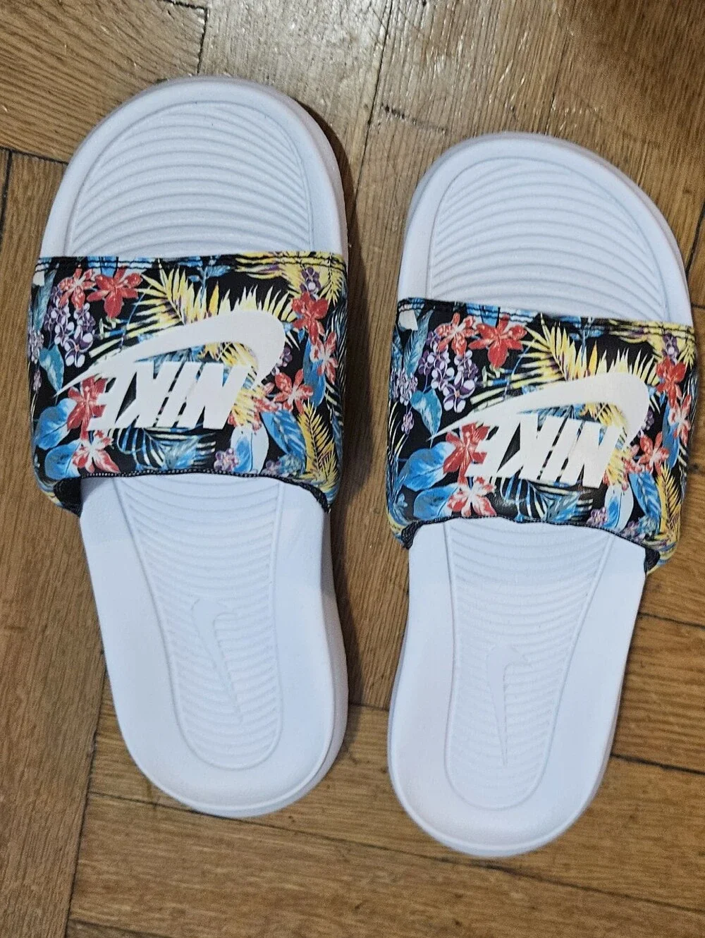 Nike Kids' Tropical Floral Slides